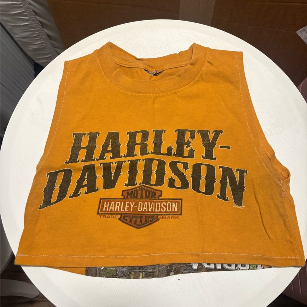 Harley-Davidson Mustard Sleeveless Tee